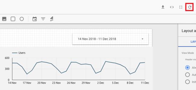 Làm mới nguồn dữ liệu google data studio